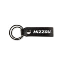 Missouri University Laser Engraved Silicone Keychain Strap - Black