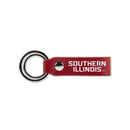Southern Illinois Laser Engraved Silicone Keychain Strap - Maroon