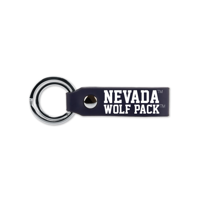 Nevada - Reno Laser Engraved Silicone Keychain Strap - Navy