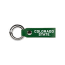 Colorado State Laser Engraved Silicone Keychain Strap - Green