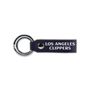 Los Angeles Clippers Laser Engraved Silicone Keychain Strap - Royal