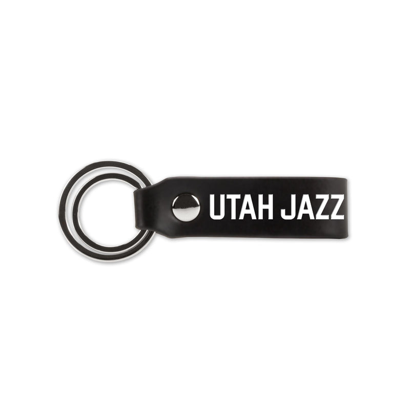 Jazz Laser Engraved Silicone Keychain Strap - Purple