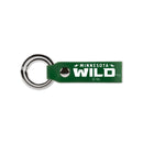 Minnesota Wild Laser Engraved Silicone Keychain Strap - Green