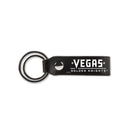 Golden Knights Laser Engraved Silicone Keychain Strap - Black