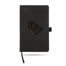 Central Florida Team Color Laser Engraved Notepad W/ Elastic Band -Â¬â€ Black