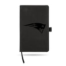 Patriots Laser Engraved Black Notepad With Elastic Band - Generic