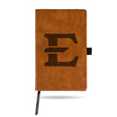 East Tennessee State Generic Laser Engraved Notepad - Brown