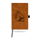 Ball State Laser Engraved Brown Notepad With Elastic Band - Generic