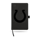 Colts Laser Engraved Black Notepad With Elastic Band - Generic