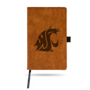 Washington State University Generic Laser Engraved Brown Notepad