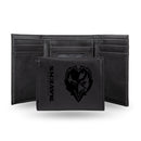 Baltimore Ravens Custom Black Trifold Wallet