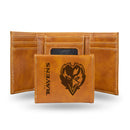Baltimore Ravens Custom Brown Trifold Wallet