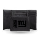 New York Giants Custom Black Trifold Wallet