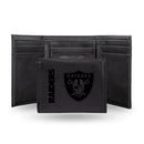 Las Vegas Raiders Custom Black Trifold Wallet
