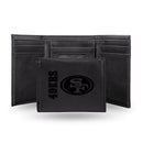 San Francisco 49ers Custom Black Trifold Wallet