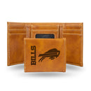 Buffalo Bills Custom Brown Trifold Wallet