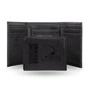 Cleveland Browns Logo and Wordmark Black Trifold Wallet