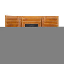 NCAA Fort Hays State Tigers Laser Engraved Brown Tri-Fold Wallet - Men's Accessory By Rico Industries