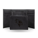 NCAA Illinois State Redbirds Laser Engraved Black Tri-Fold Wallet - Men's Accessory By Rico Industries