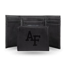 NCAA Air Force Academy Falcons Laser Engraved Black Tri-Fold Wallet - Men's Accessory By Rico Industries