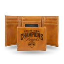 New York Knicks 2026 NBA Champions Brown Laser Engraved Trifold Wallet
