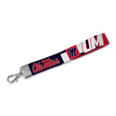Mississippi University Lanyard Keychain