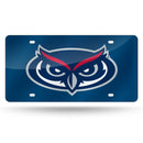 Florida Atlantic Owls Colored Laser Cut Auto Tag