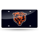 Chicago Bears Colored Laser Cut Auto Tag