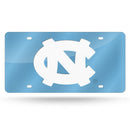 North Carolina Tar Heels Colored Laser Cut Auto Tag
