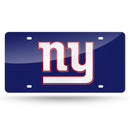 New York Giants Colored Laser Cut Auto Tag