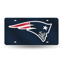 New England Patriots Colored Laser Cut Auto Tag