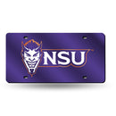 Northwestern State  Demons Colored Laser Cut Auto Tag