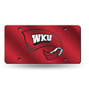 Western Kentucky Hilltoppers Colored Laser Cut Auto Tag