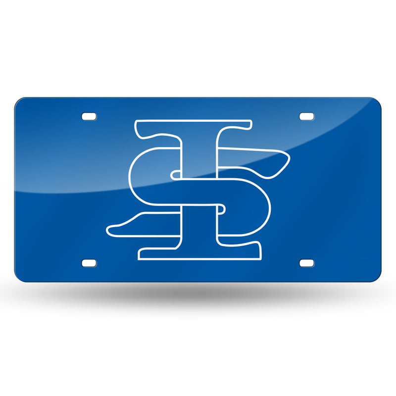 Indiana State Sycamores Colored Laser Cut Auto Tag