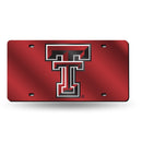 Texas Tech Red Raiders Colored Laser Cut Auto Tag