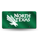 North Texas Mean Green Colored Laser Cut Auto Tag
