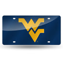 West Virginia Mountaineers Colored Laser Cut Auto Tag
