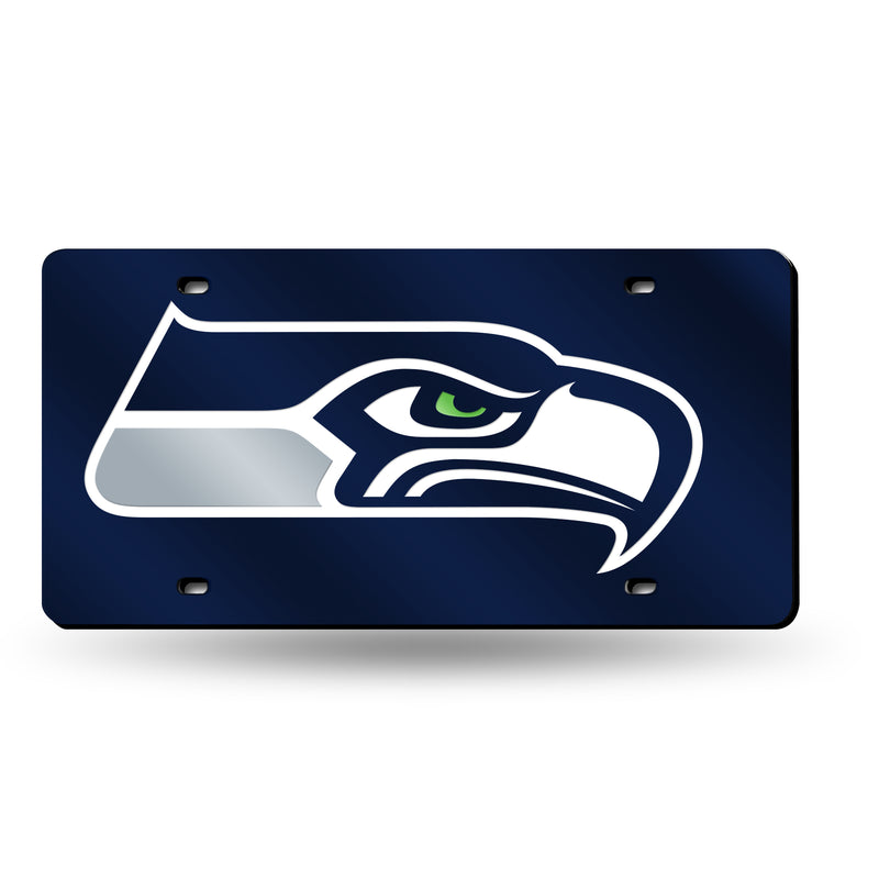 Seattle Seahawks Colored Laser Cut Auto Tag