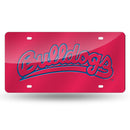 Fresno State Bulldogs Colored Laser Cut Auto Tag