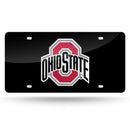 Ohio State Buckeyes Colored Laser Cut Auto Tag