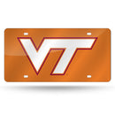 Virginia Tech Hokies Colored Laser Cut Auto Tag