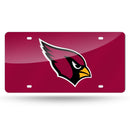 Arizona Cardinals Colored Laser Cut Auto Tag