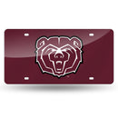 Missouri State Bears Colored Laser Cut Auto Tag