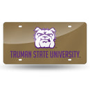 Truman State Bulldogs Colored Laser Cut Auto Tag