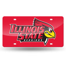 Illinois State Redbirds Colored Laser Cut Auto Tag