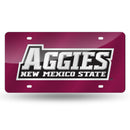 New Mexico State Aggies Colored Laser Cut Auto Tag