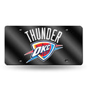 Oklahoma City Thunder Colored Laser Cut Auto Tag