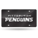 Pittsburgh Penguins Colored Laser Cut Auto Tag