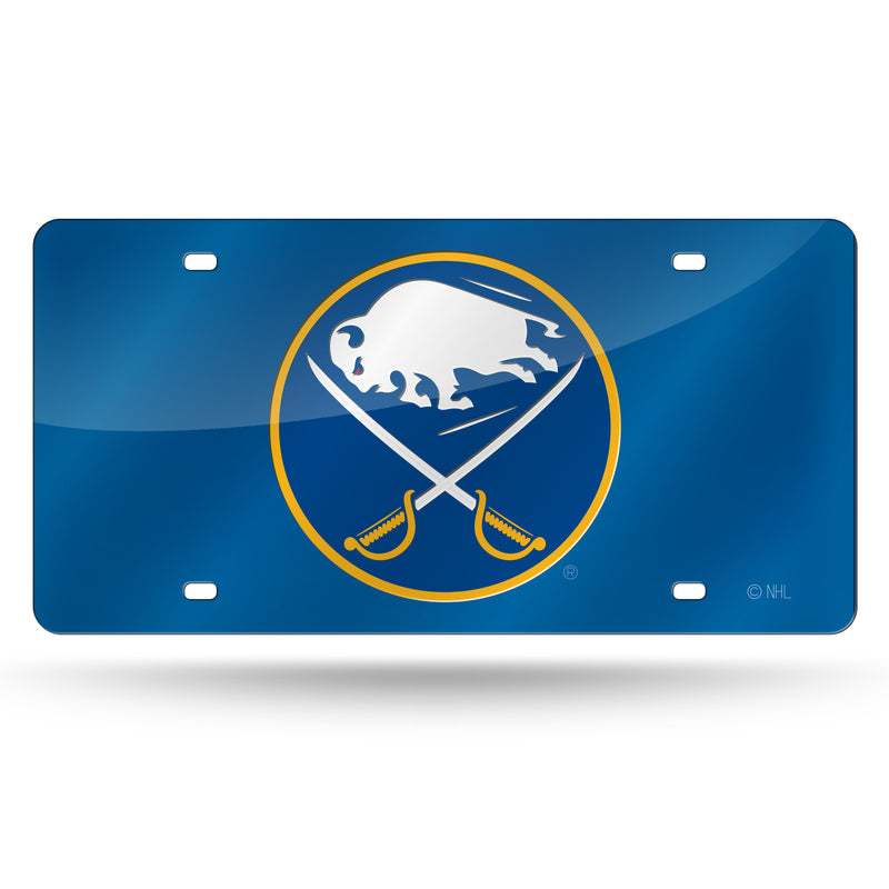 Buffalo Sabres Primary Logo Blue Laser Cut Auto Tag