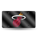 Miami Heat Black Custom Laser Tag